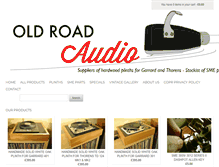 Tablet Screenshot of oldroadaudio.com
